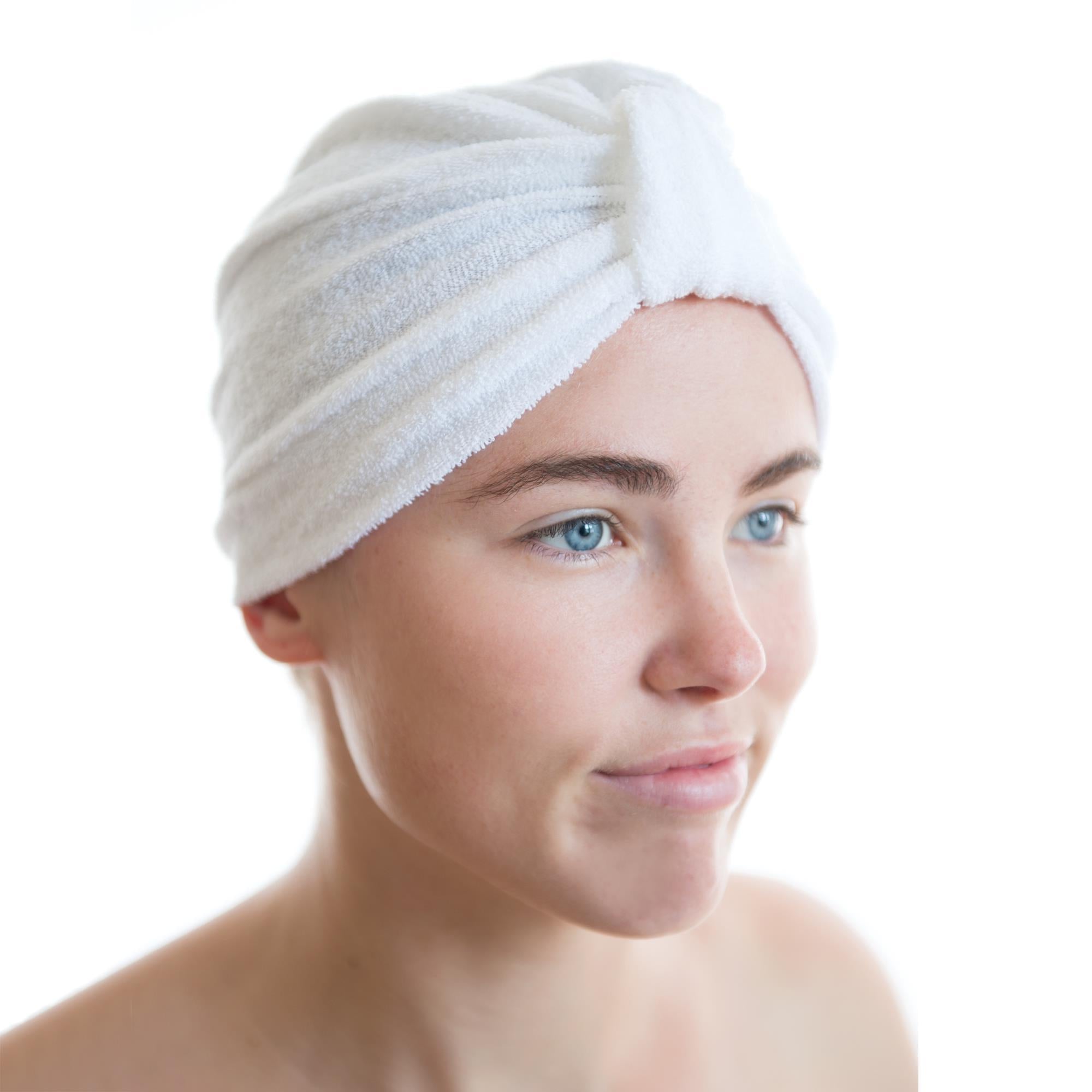 Canyon Rose Terry Spa Turban - Soft & Absorbent Hair Towel Wrap for Women - Perfect for Post-Shower, Salon, and Relaxing at Home