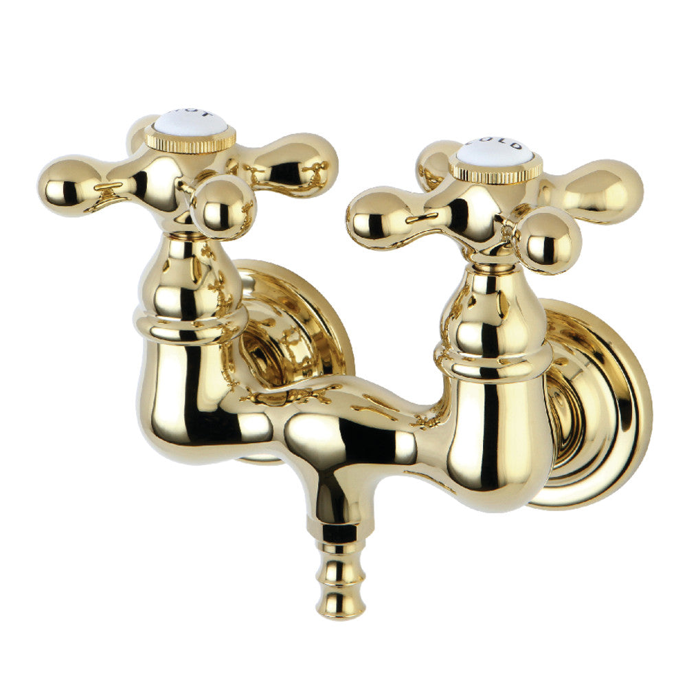 Kingston Brass CC37T5 Vintage 3-3/8 Inch Wall Mount Tub Faucet - Classic Bathroom Fixture for Traditional & Farmhouse Style Homes