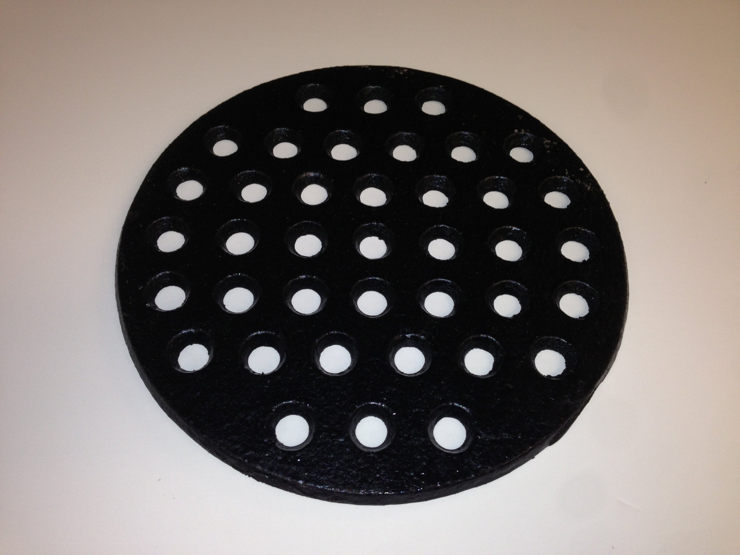 Heavy Duty Fire Grate for Big Green Egg Firebox - Large Cast Iron Grill Replacement - Perfect for Outdoor Cooking, BBQ, and Camping