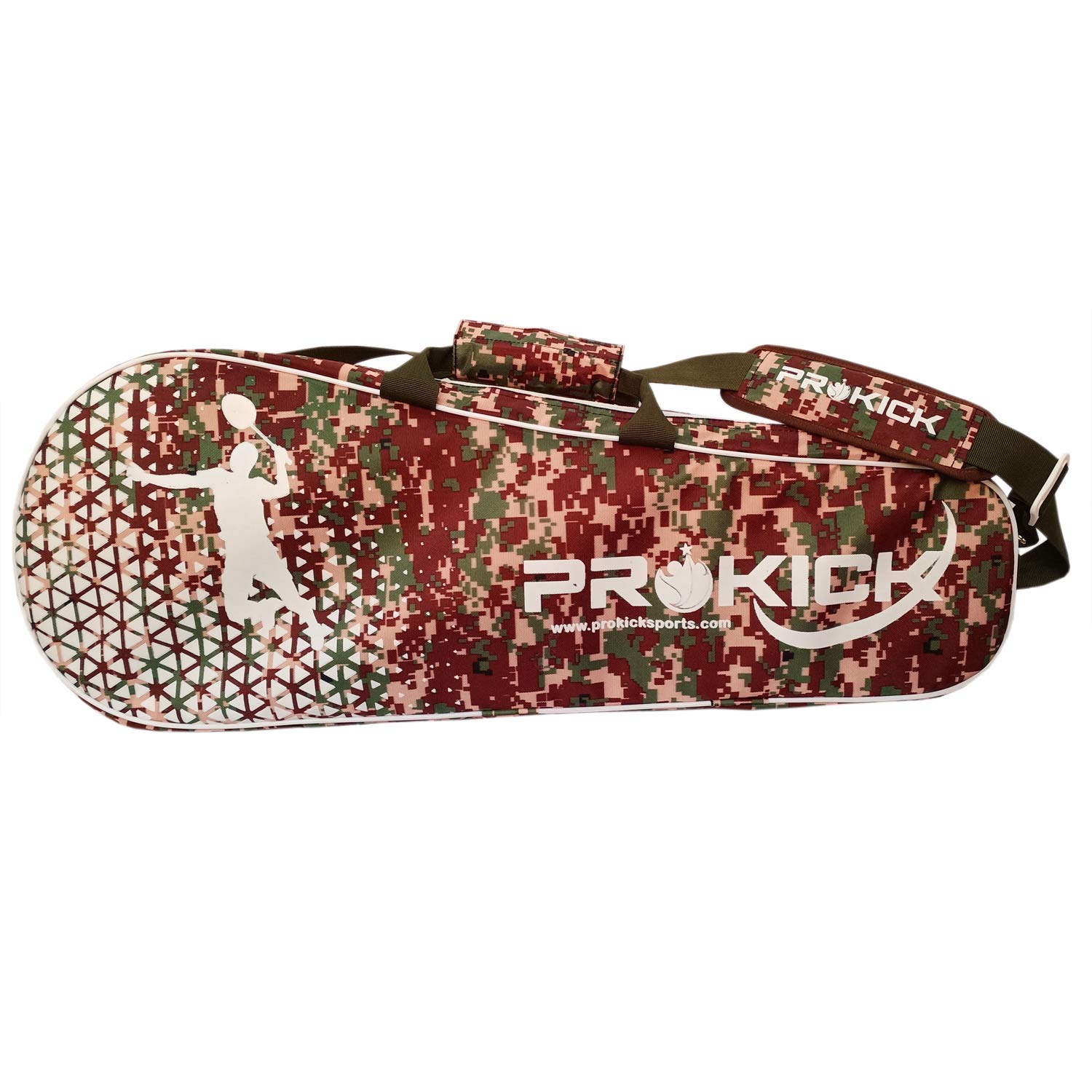 Prokick Badminton Kit Bag with Double Zipper Compartments - Durable Sports Equipment for Badminton Players, Perfect for Training, Matches & Travel