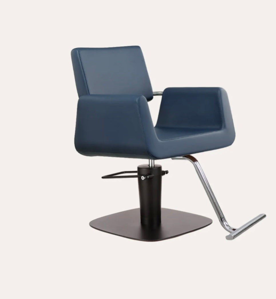 Professional Salon Chair with Ergonomic Design - Hydraulic Lift & 360° Swivel for Hair Styling, Barber & Beauty Salon Use