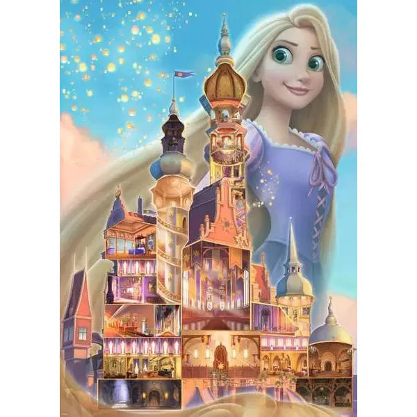 Disney Princess Rapunzel Tower PZ1000 Building Blocks Set - Perfect for Kids' Birthday Gifts & Disney Castle Collection Display