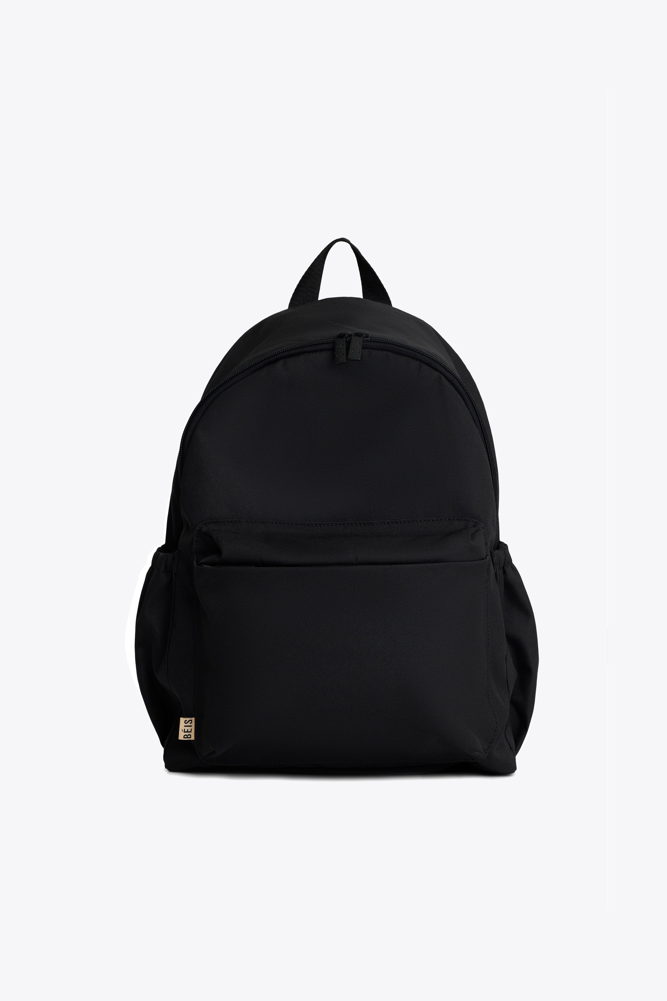 The BÉISics Backpack in Black - Stylish & Durable Travel Backpack for Women & Men - Perfect for Work, School & Everyday Use