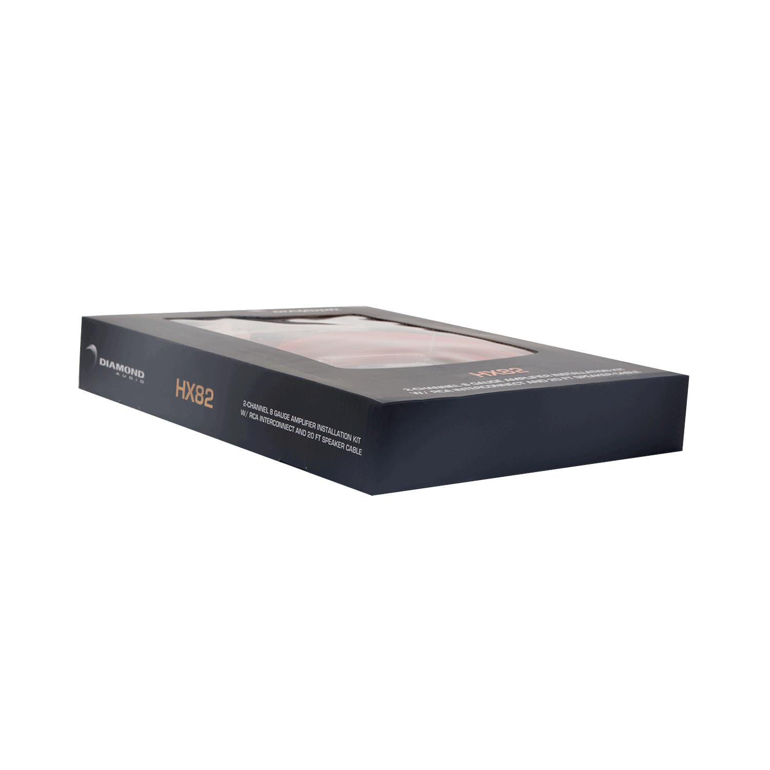 HX82 2 Channel 8 Gauge Amplifier Installation Kit with RCA Interconnect & 20ft Speaker Cable - Perfect for Car Audio Systems, Home Theater Setup, and Professional Sound Installations