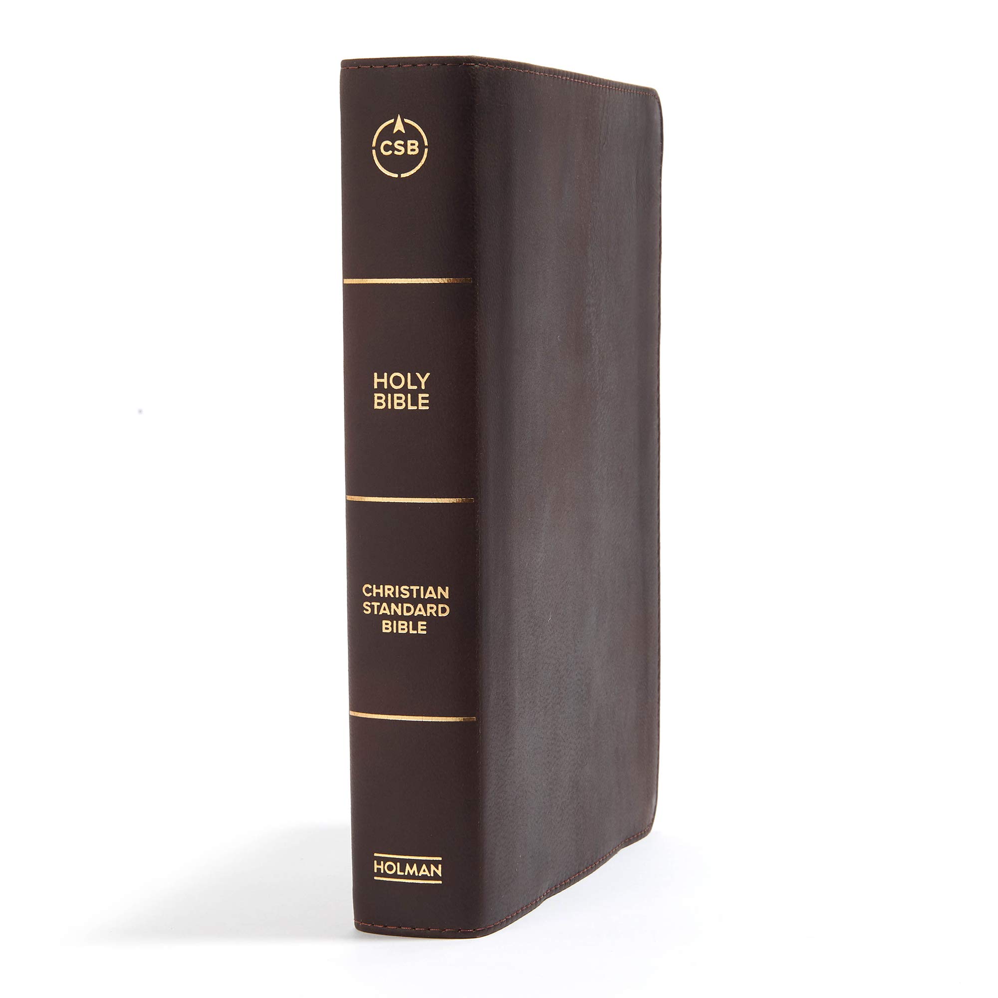 CSB Worldview Study Bible - Brown Genuine Leather Cover, ESV Translation | Perfect for Bible Study, Church Services & Personal Devotion