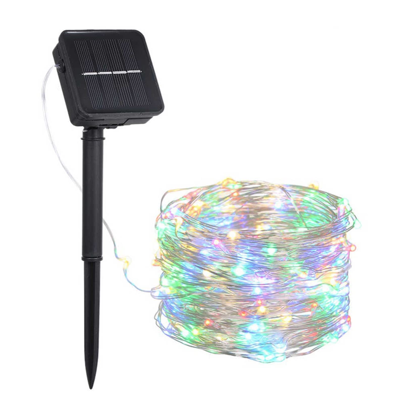 Solar Powered Outdoor String Lights - Waterproof Fairy Lights for Garden, Patio, Party, Yard & Christmas Decorations | 200 LED Multicolor Lights (66ft/20M) - Perfect for Backyard, Wedding, Holiday & Landscape Lighting