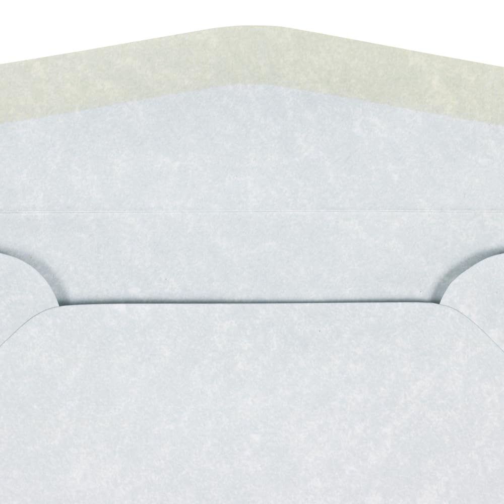 JAM PAPER #10 Business Parchment Envelopes - 4 1/8 x 9 1/2 Inches - Blue Recycled Eco-Friendly - Bulk Pack of 1000 Envelopes per Carton - Perfect for Mailing, Office Documents & Wedding Invitations