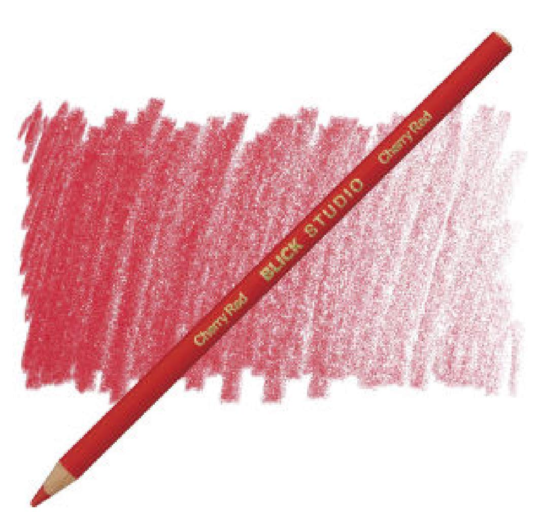 Premium Cherry Red Colored Pencils for Artists & Students - Vibrant Drawing, Sketching & Coloring Supplies for Adults & Kids | Perfect for Art Projects, Bullet Journals & DIY Crafts