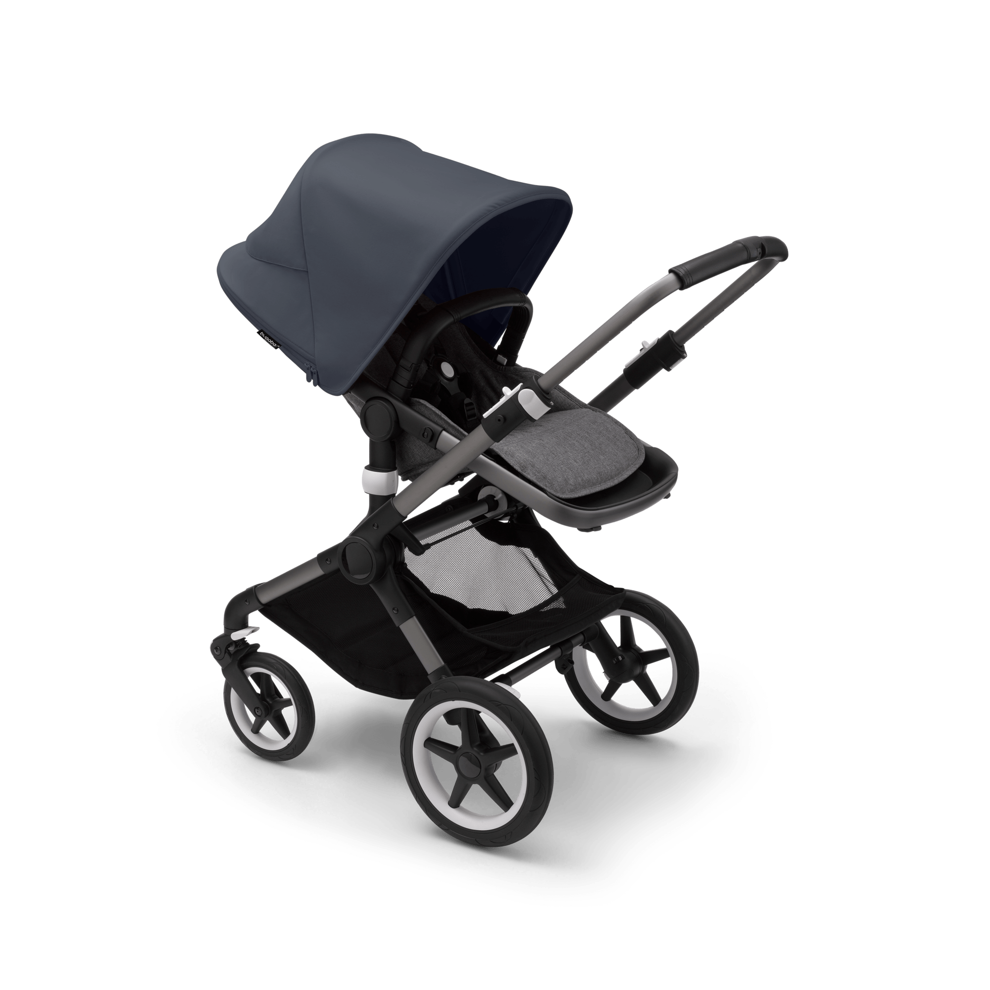 Bugaboo Fox3 Complete Stroller - Graphite Base | Lightweight & Durable Baby Stroller for Urban Travel, Shopping & Outdoor Adventures