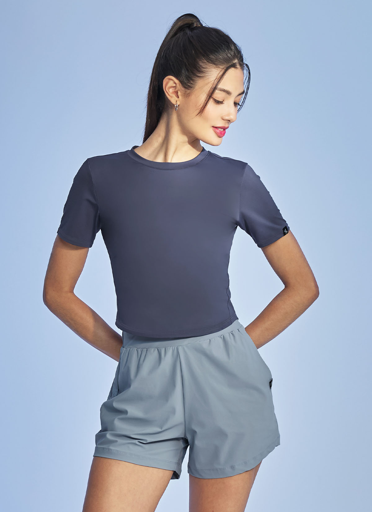 3-Pack Ice Feather Crop Short Sleeve Tops for Women - Summer Fashion, Casual Wear, Beach Outfits & Party Looks