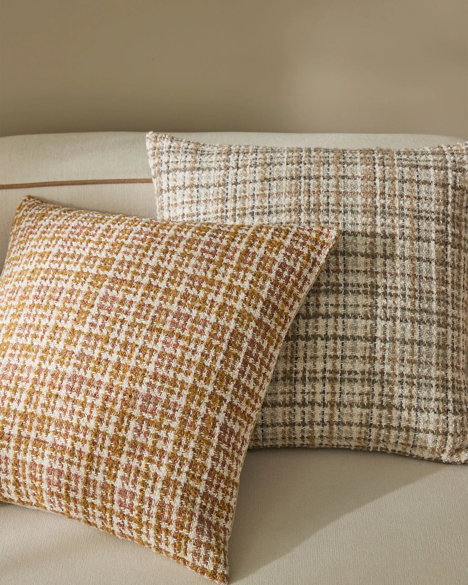 Tripoli Cushion Terra - Premium Decorative Throw Pillow for Sofa, Bed & Home Decor | Soft & Stylish Accent Pillow for Living Room, Bedroom & Outdoor Use