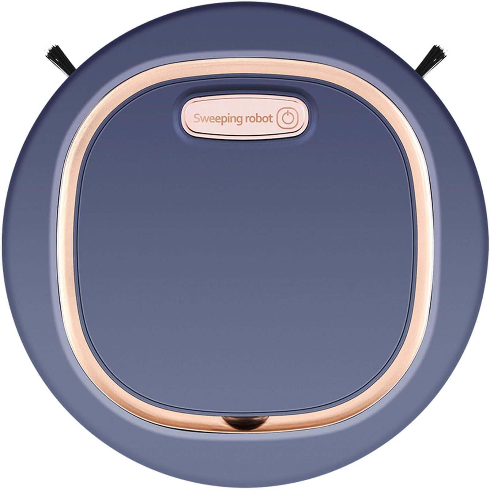 Smart USB Sweeping Robot Vacuum Cleaner - Auto Cleaning for Hardwood Floors & Carpets - Compact Cordless Home Cleaning Tool (Blue) - Perfect for Pet Hair, Dust & Small Spaces