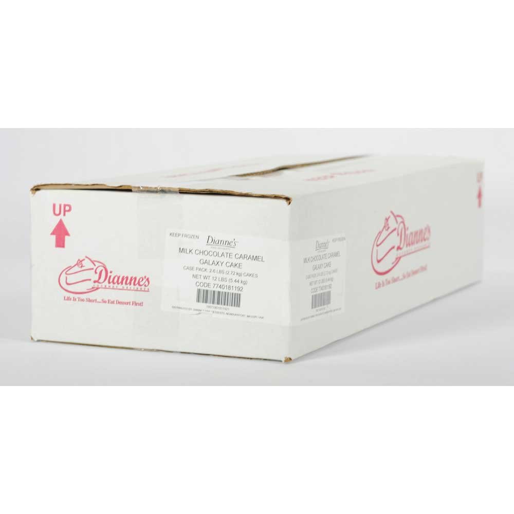 Dianne's Gourmet Caramel Milk Chocolate Cake - 5.75 lb (2-Pack) | Decadent Dessert for Parties, Holidays & Gift Giving