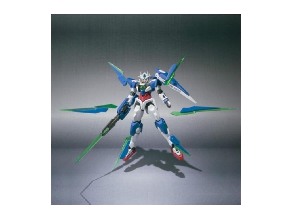 Bandai Robot Spirits OO Qua[T] OO Gundam Action Figure - High-Quality Collectible Model for Anime Fans & Display | Perfect for Gundam Collectors, Anime Enthusiasts, and Home Decor
