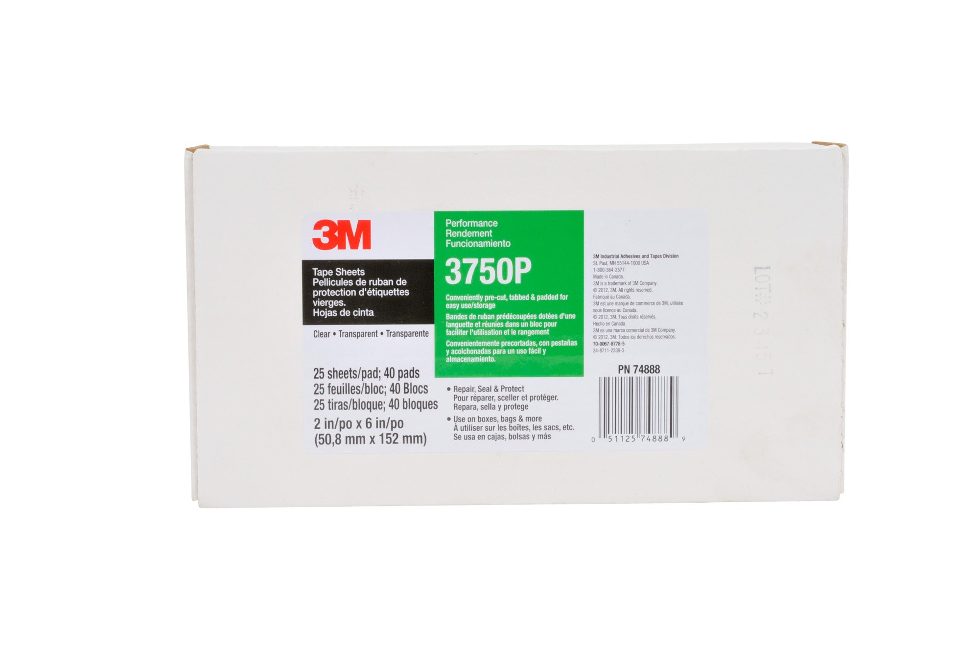 3M 3750P Packaging Tape Pad - 2