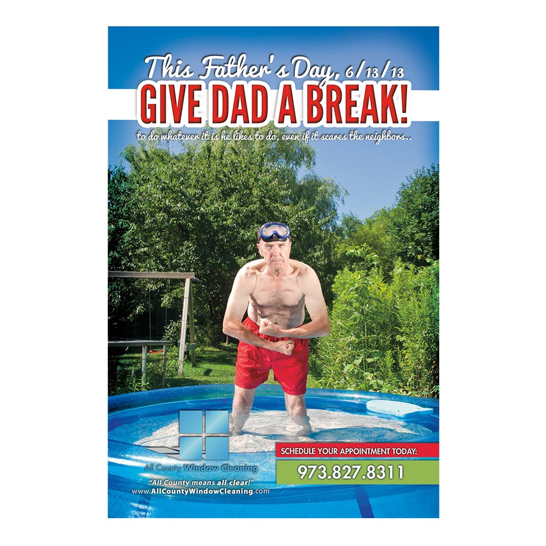Give Dad A Break Design Suite - Perfect Gift for Father's Day, Birthday & Special Occasions - Ideal for Home, Office & Relaxation