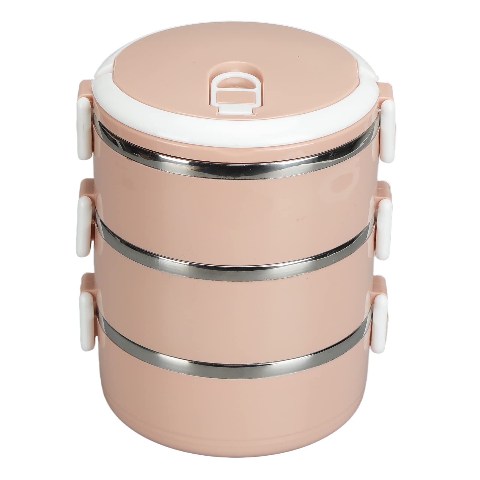 TOTITOM 3-Compartment Stainless Steel Bento Lunch Box - 304 Food Grade, Leak-Proof, Portable Meal Container for Office, School, Picnic & Travel