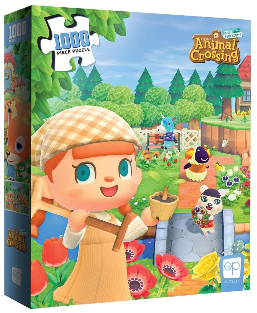 Animal Crossing New Horizons 1000-Piece Jigsaw Puzzle - Officially Licensed Nintendo Merchandise with Beau, Vesta, Pekoe & Daisy Mae | Perfect for Game Fans, Puzzle Collectors & Home Decor