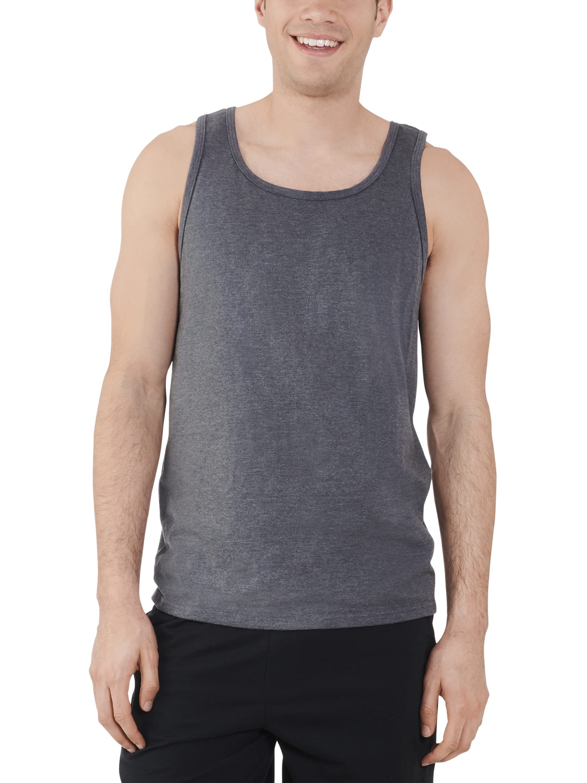 Fruit of the Loom Men's Comfort Stretch Short Sleeve T-Shirt - Soft Cotton Casual Tee for Everyday Wear, Gym & Outdoor Activities
