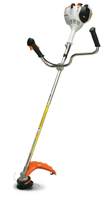 STIHL FS 56 C-E Gas Powered Brush Cutter with Easy2Start System - 27.2cc 2-Cycle Engine, Bike Handle & Straight Shaft for Professional Lawn Care and Landscaping
