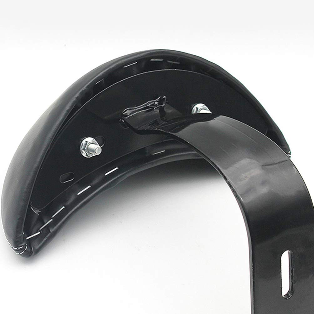VOSAREA Durable Black E-Bike Backrest & Saddle Cushion - Comfortable Back Support for Electric Bikes - Perfect for Commuting, Leisure Rides & Long-Distance Cycling
