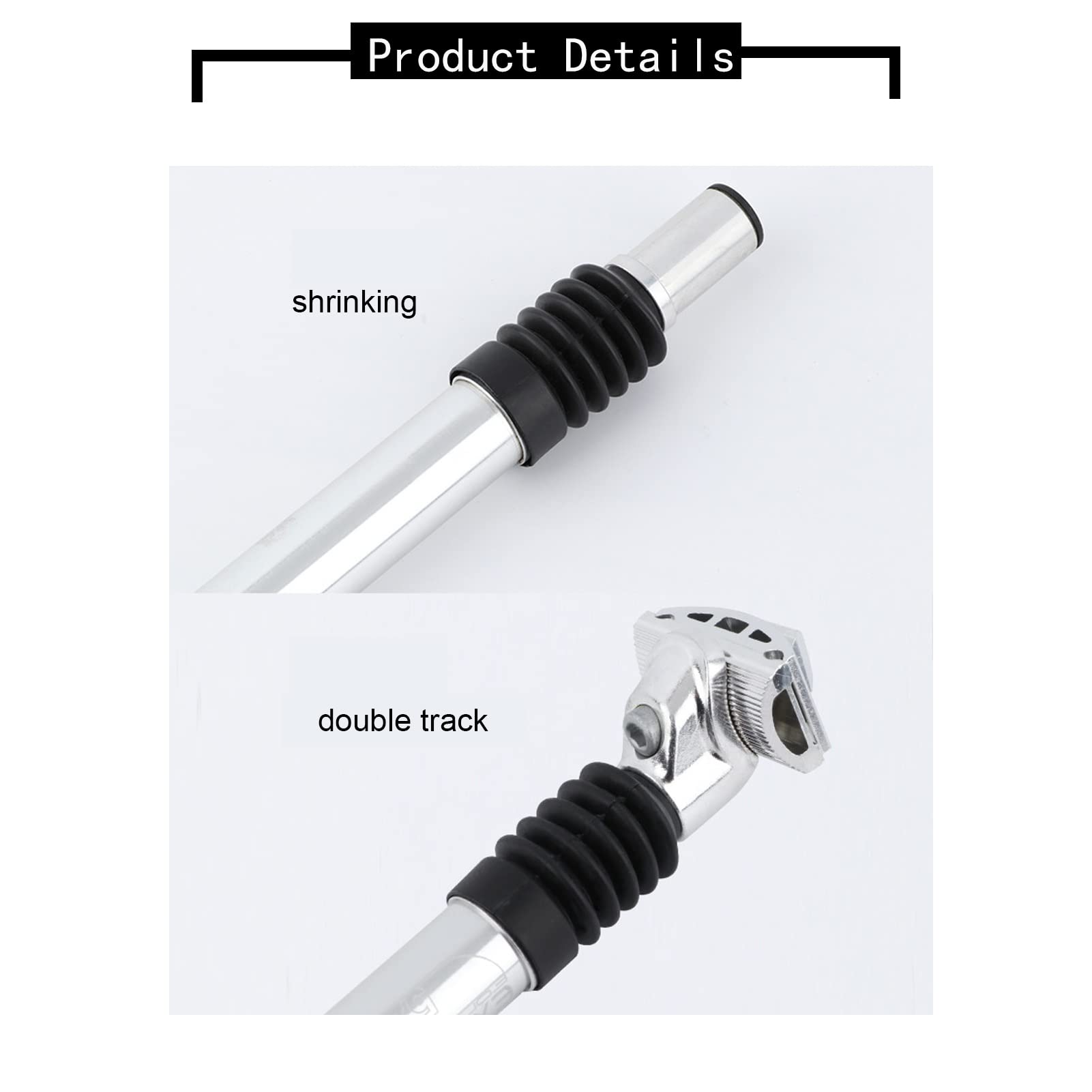 Premium Bike Seat Post - 350mm Length, 27.2mm/31.6mm Diameter - Lightweight Aluminum Alloy for Road & Mountain Bicycles - Durable Black Finish - Perfect for Commuting, Racing & Off-Road Cycling Adventures