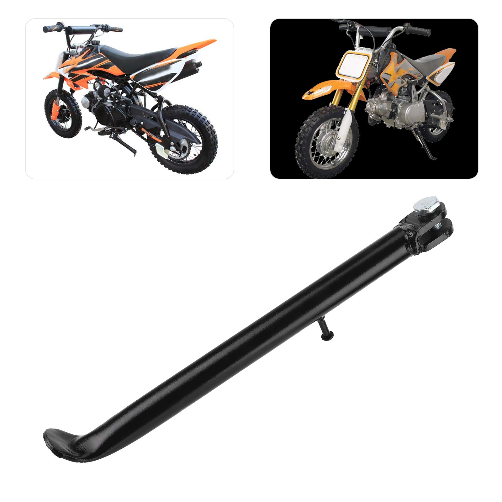 Akozon 12-Inch Dirt Bike Kick Stand with Spring - Universal Fit for SDG, SSR, Taotao, Coolster 70/90/110/125cc & KL10 Pit Bikes - Perfect for Off-Road, Trail Riding & Motocross Maintenance