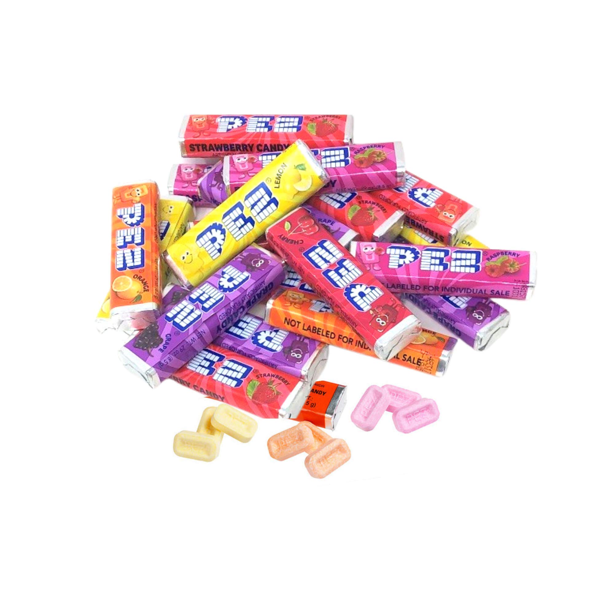 PEZ Candy Refill Rolls Variety Pack - 11 oz Bulk Bag (35 Full Rolls) | Assorted Flavors for Candy Dispensers, Party Favors, Halloween Treats & Office Snacks