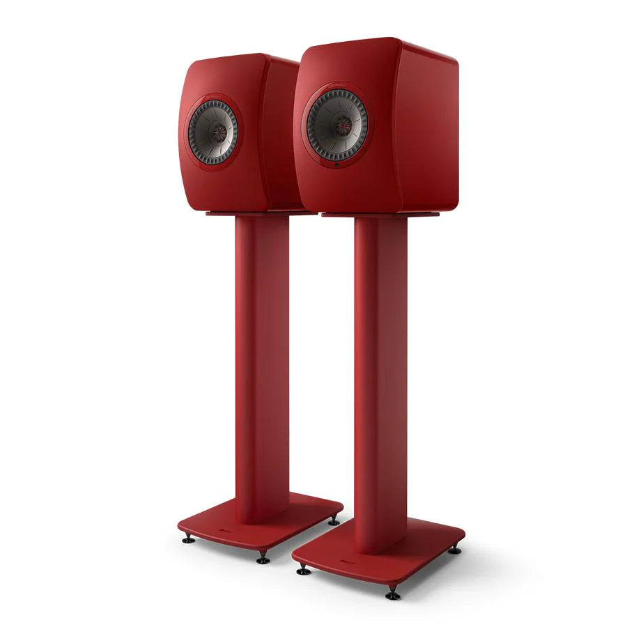 KEF LS50 Wireless II Premium Hi-Fi Bookshelf Speakers with S2 Speaker Stands Bundle - Perfect for Home Theater, Music Listening & Studio Monitoring