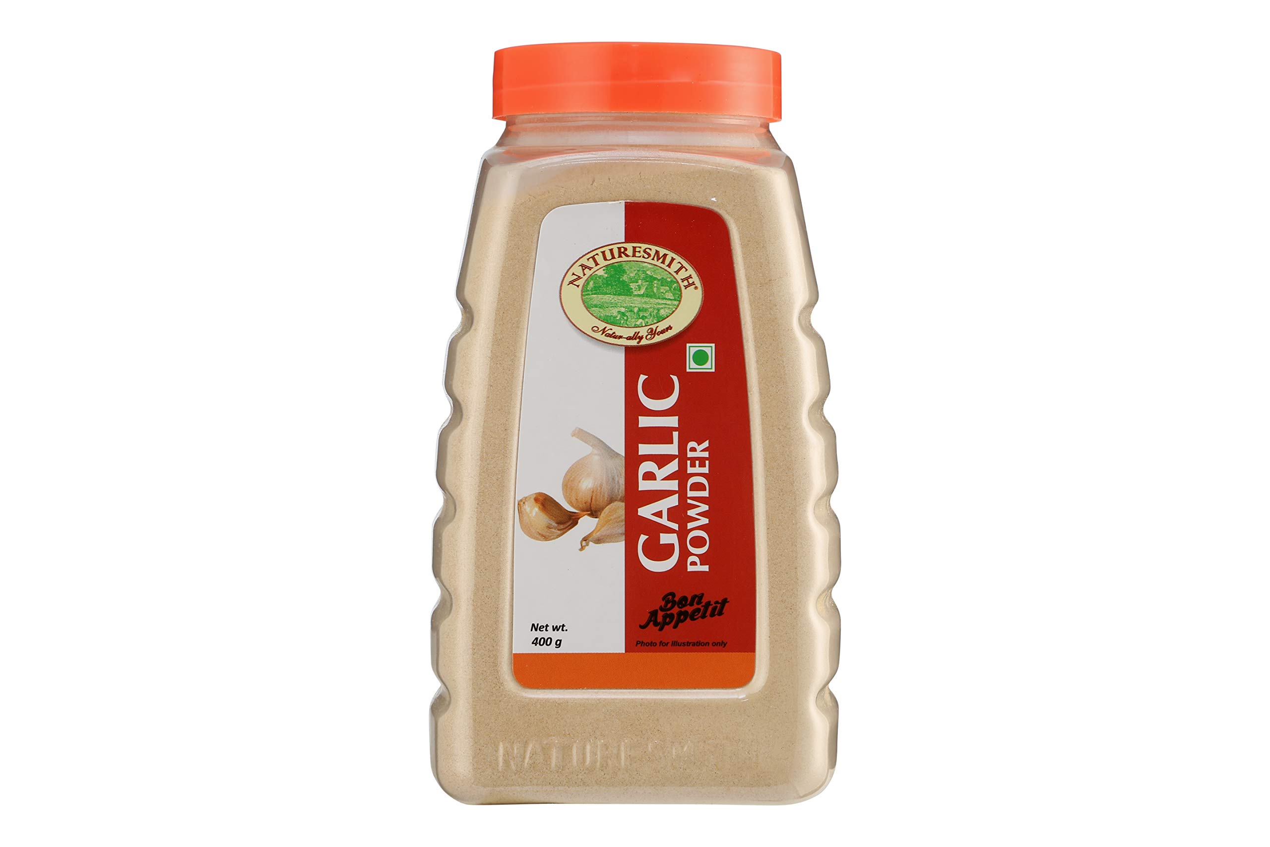 Organic Garlic Powder 400g - Premium All-Natural Spice for Cooking, Baking & Seasoning | Ready-to-Use Large Jar | Perfect for Pasta, Pizza, Soups & Homemade Seasoning Blends