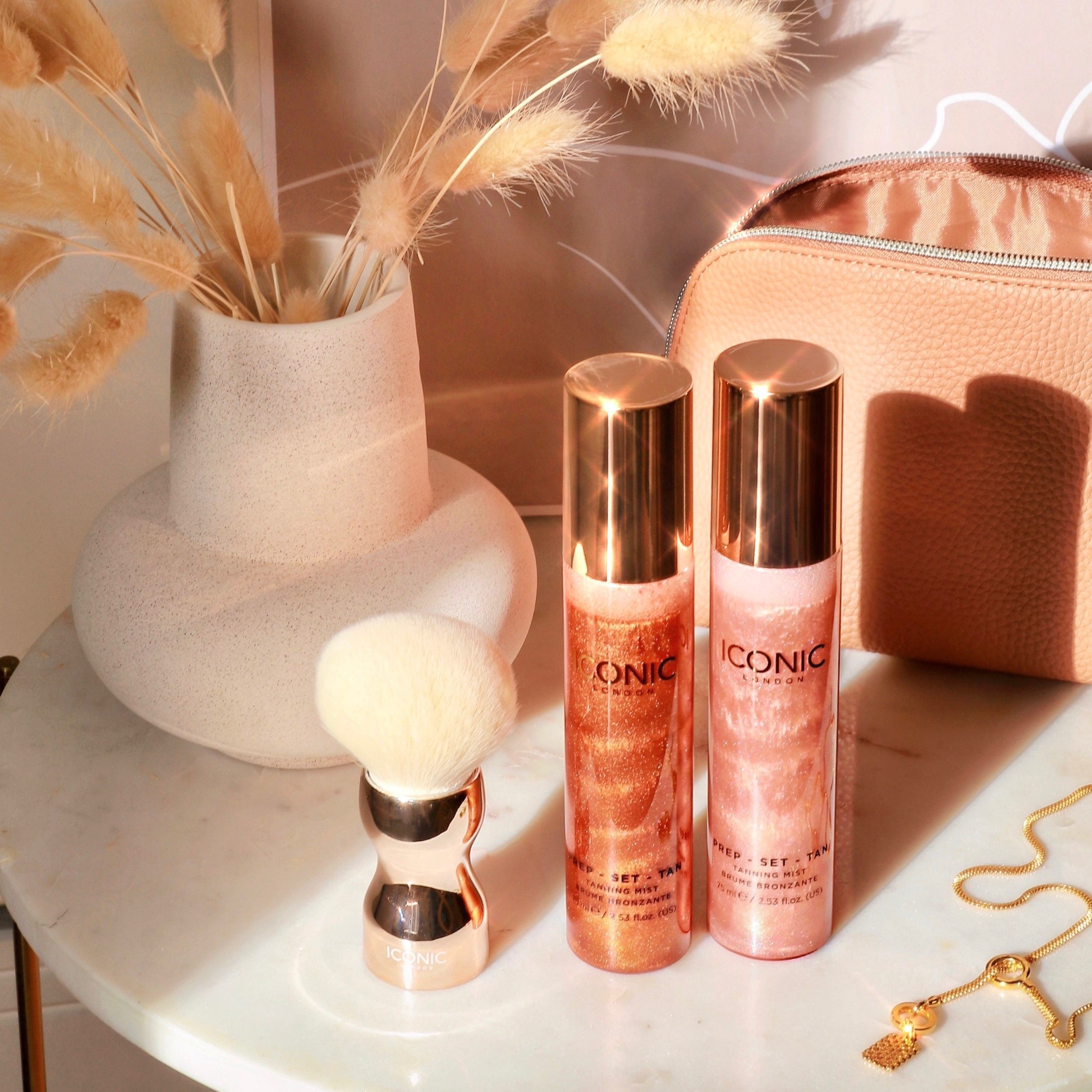 Natural-Looking Self-Tanning Face Bundle - Organic Bronzing Drops & Hydrating Tan Extender for a Sun-Kissed Glow | Perfect for Daily Use, Special Occasions & Travel