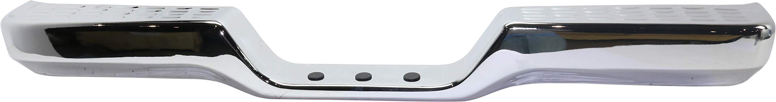Evan Fischer Chrome Steel Step Bumper with Mounting Brackets for 1989-1995 Toyota Pickup Trucks | Premium Trim Replacement (Part #002283591113-PFM) | Durable USA-Made Rear Bumper for Off-Roading & Hauling