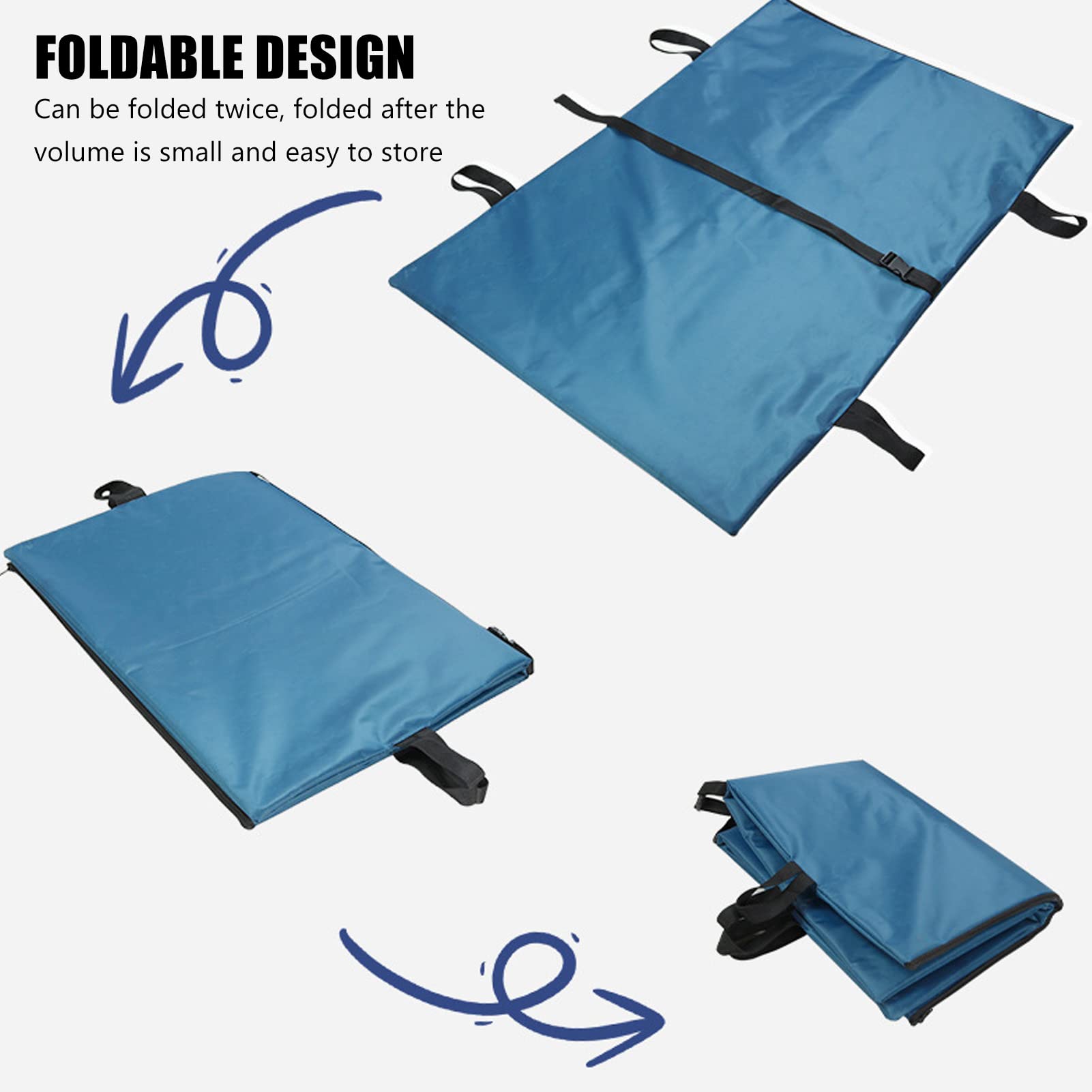 Portable & Foldable Dog Stretcher - Emergency Pet Carrier for Small & Medium Dogs - Ideal for Vet Visits, Hiking & Outdoor Adventures
