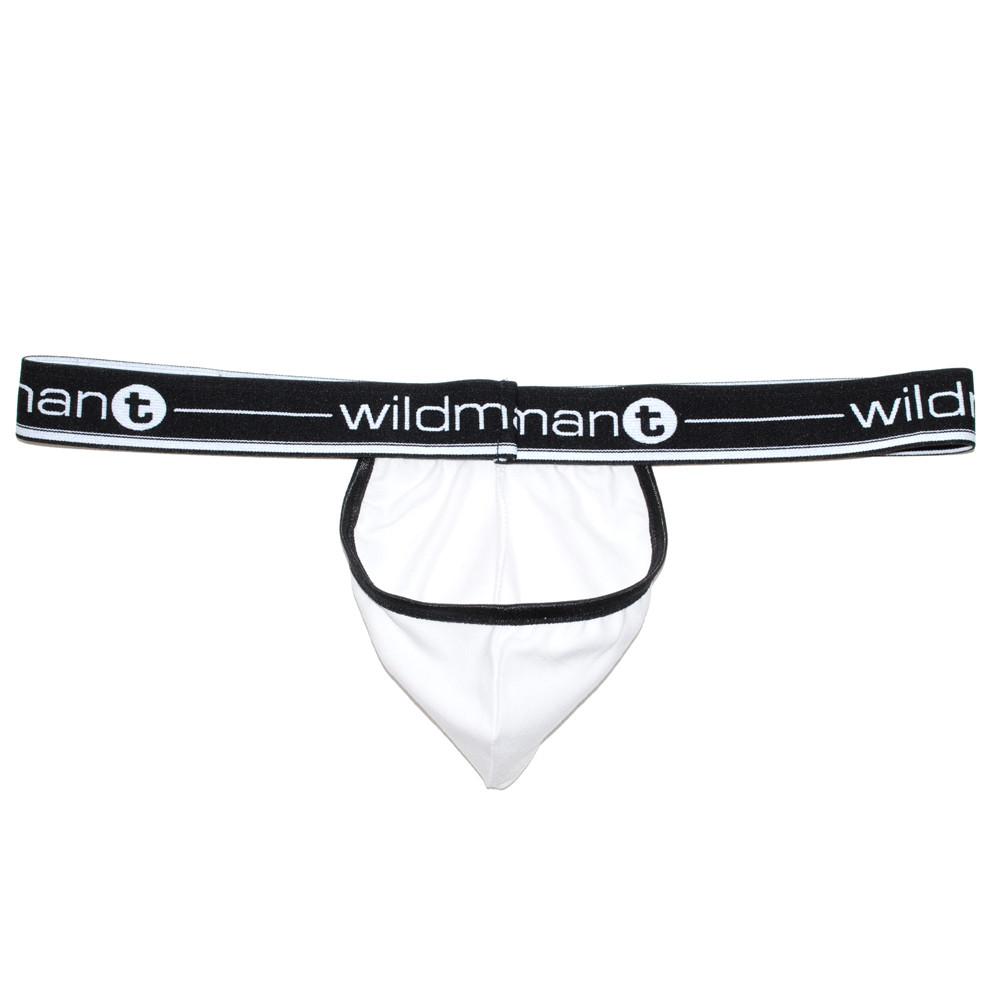 WildmanT Big Boy Pouch Strapless Jockstrap - Breathable White Support Underwear for Men | Gym, Sports & Active Wear