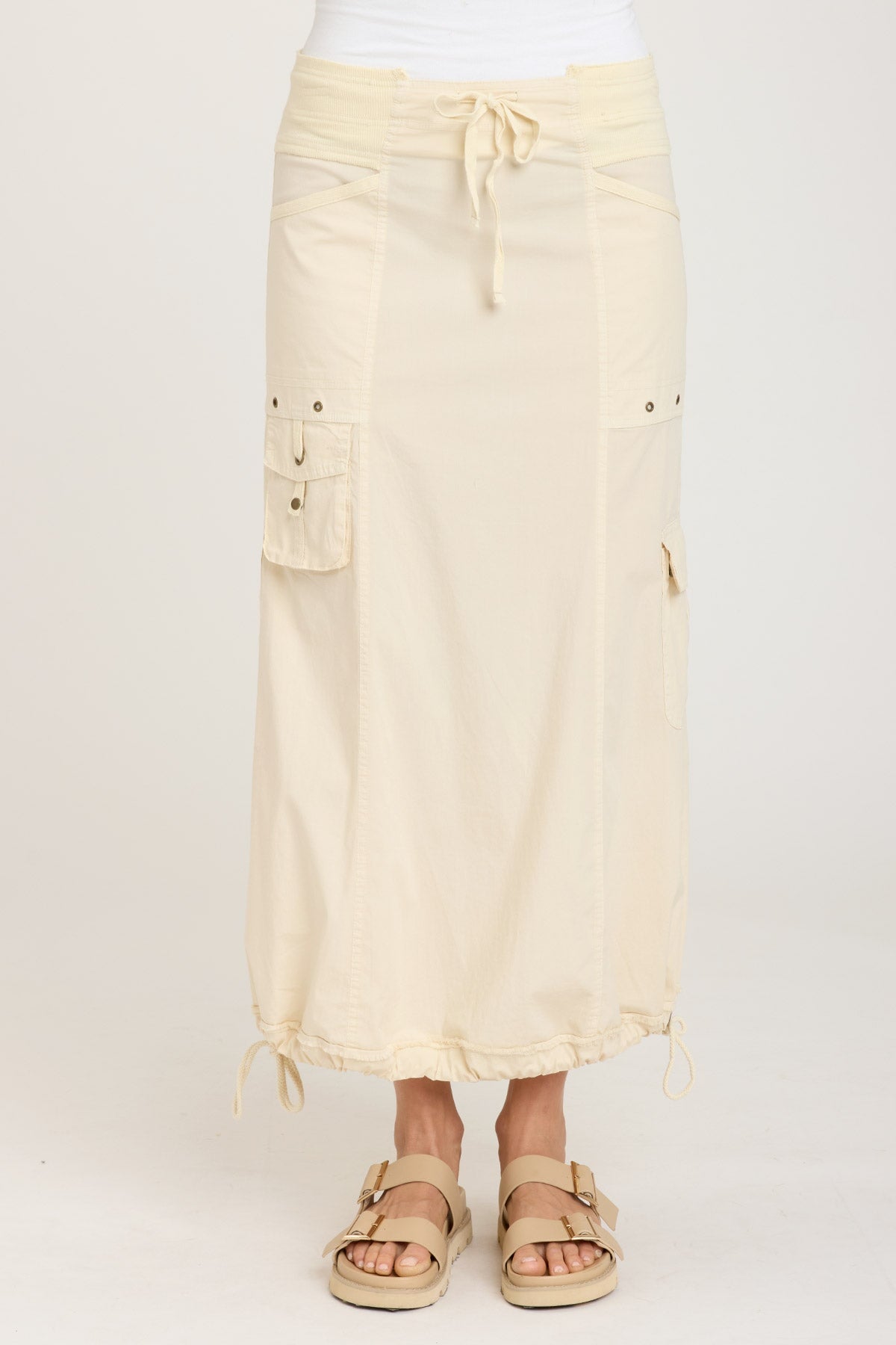 Corintha Bubble Skirt for Women - Flowy A-Line Midi Skirt with Elastic Waist | Perfect for Casual Outfits, Date Nights & Summer Dresses