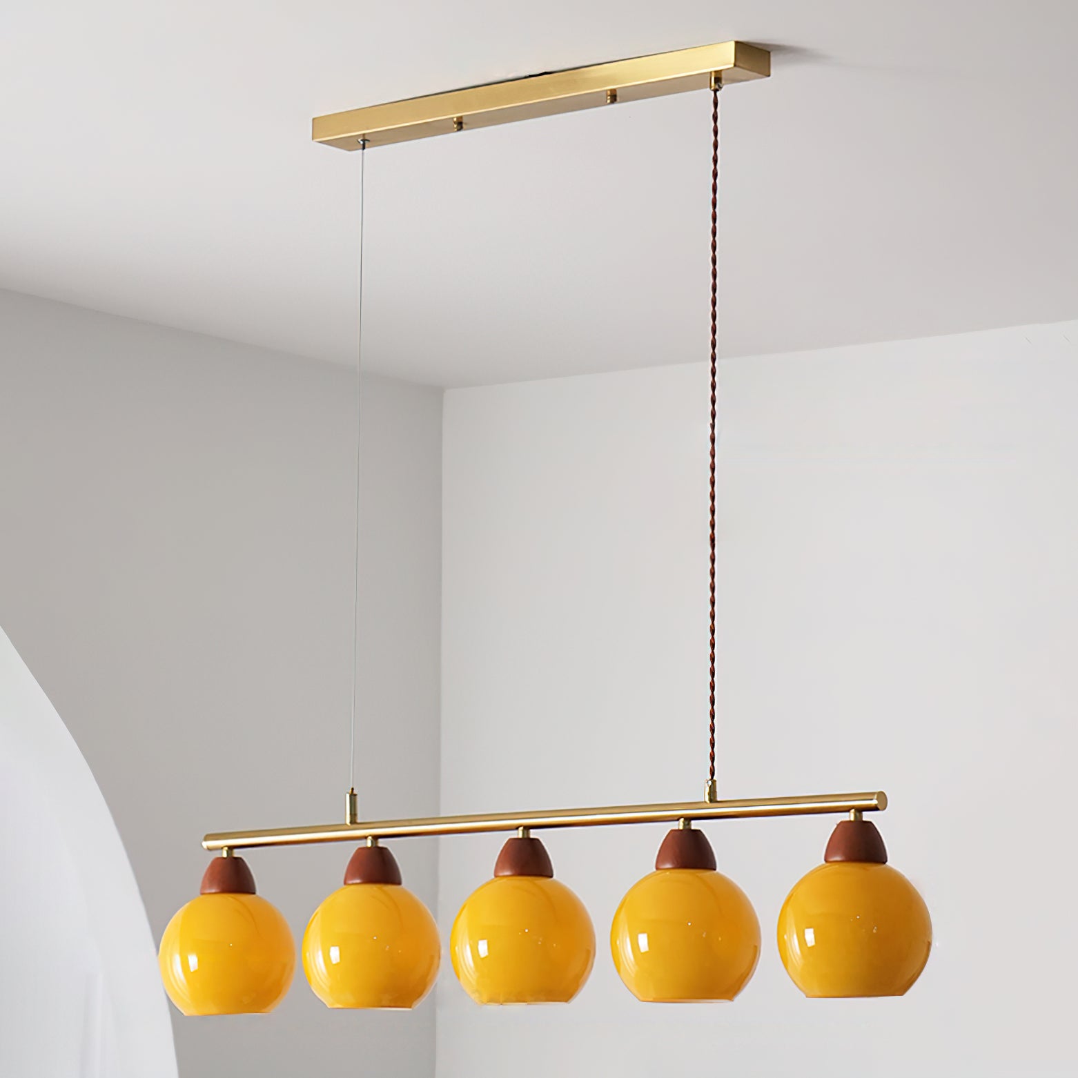 Elegant Tala Glass Chandelier - Modern Crystal Ceiling Light Fixture for Dining Room, Living Room & Bedroom | Perfect for Home Decor, Wedding & Event Lighting