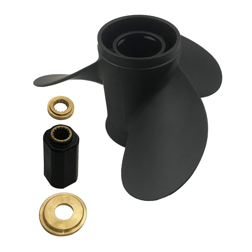 CAPTAIN Propeller for Mercury Outboard Motors 40HP-150HP - 15 Tooth Spline 48-77348A45 - Compatible with Fishing Boats, Speedboats & Marine Engines