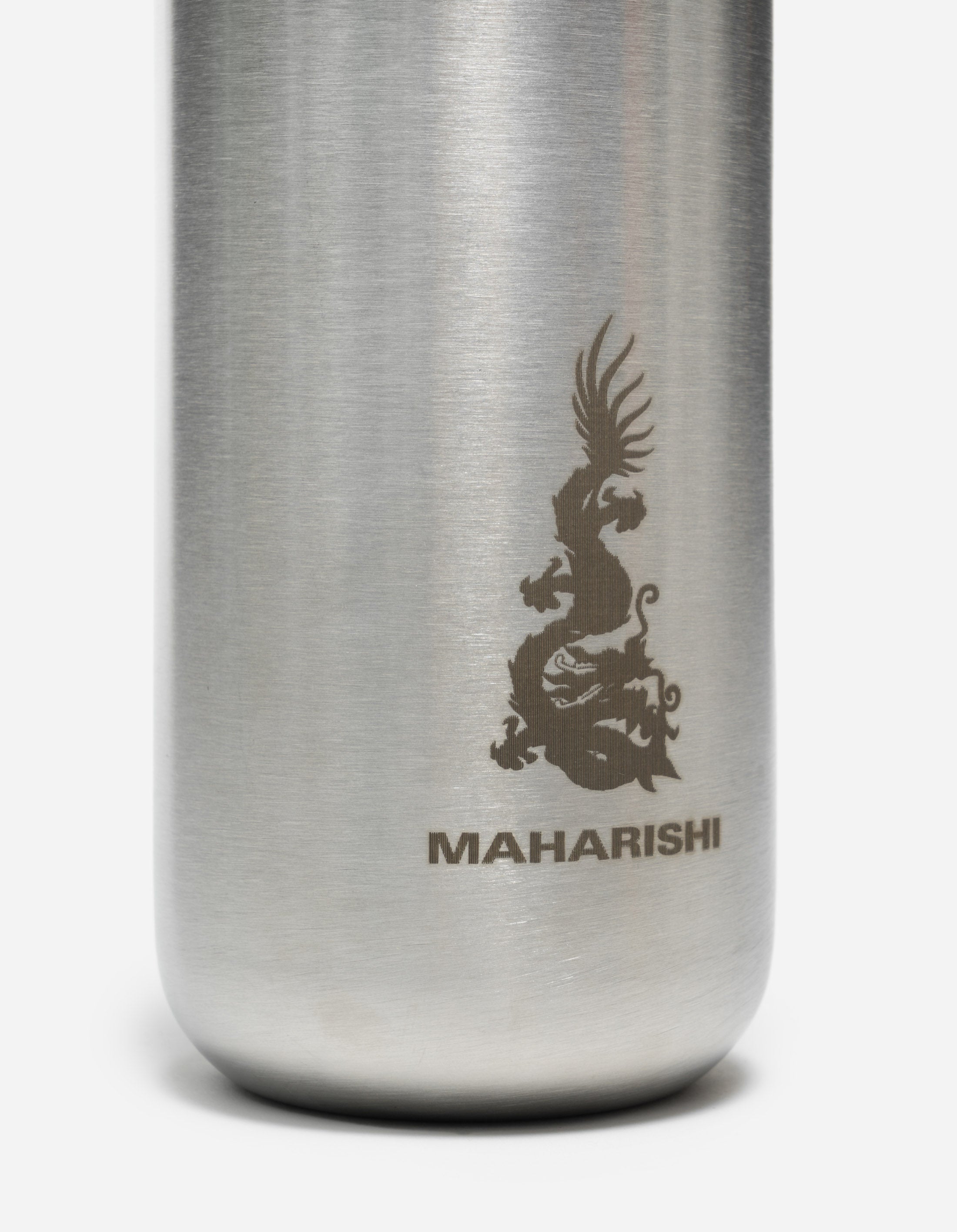 Maharishi x Black+Blum Stainless Steel Water Bottle - 20oz Insulated Thermos for Hot & Cold Drinks - Perfect for Gym, Hiking, Office & Travel