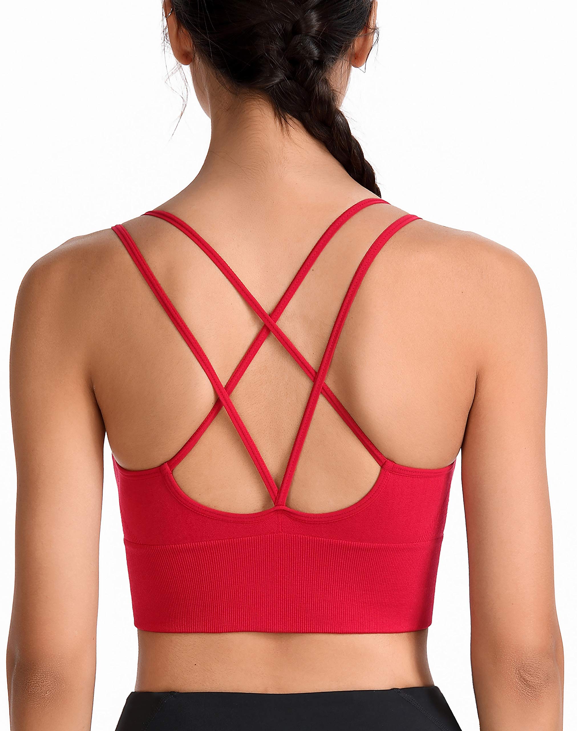 FIZILI Women's Sports Bras - High Support Activewear for Gym, Yoga, Running & Fitness Workouts | Breathable & Comfortable for Daily Wear & High-Intensity Training