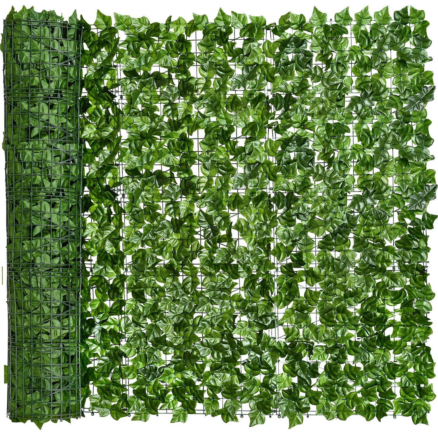 DearHouse 59x137.8 Inch Artificial Ivy Privacy Fence Wall Screen - Realistic Faux Hedges & Vine Leaves for Outdoor Garden Decor - Perfect for Patio, Balcony, and Backyard Privacy Solutions
