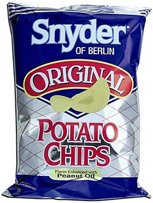 Snyder of Berlin Original Thin & Crispy Potato Chips - 1 oz Bags (72 Count Case) | Crunchy Snack for Parties, Picnics & Office Breakrooms