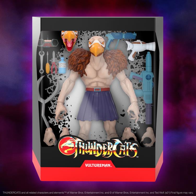 ThunderCats ULTIMATES! Vultureman Action Figure - Collectible Toy for Fans, Gift for ThunderCats Lovers - Perfect for Display, Cosplay, and Nostalgic Fun