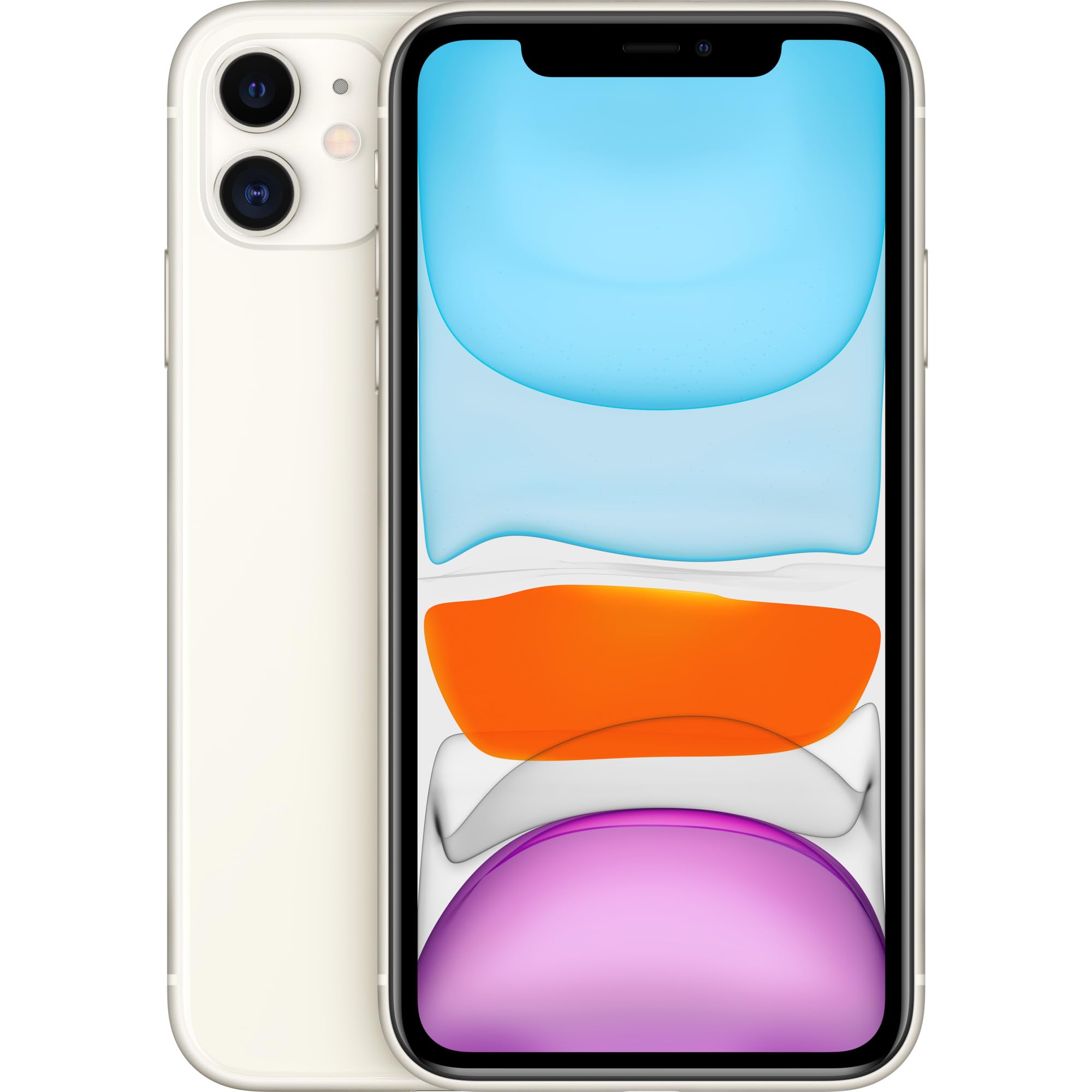 Refurbished Apple iPhone 11 64GB White - Unlocked Smartphone for Work, Travel & Everyday Use