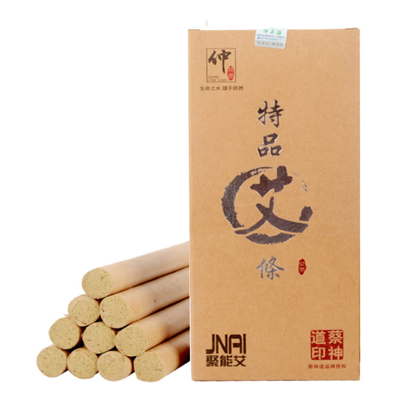 Pure Natural Moxa Rolls - 100% Chinese Wormwood Moxibustion Sticks for Pain Relief & Muscle Relaxation | Traditional Therapy for Back Pain, Arthritis & Stress Relief | Perfect for Home Wellness & Acupuncture Clinics