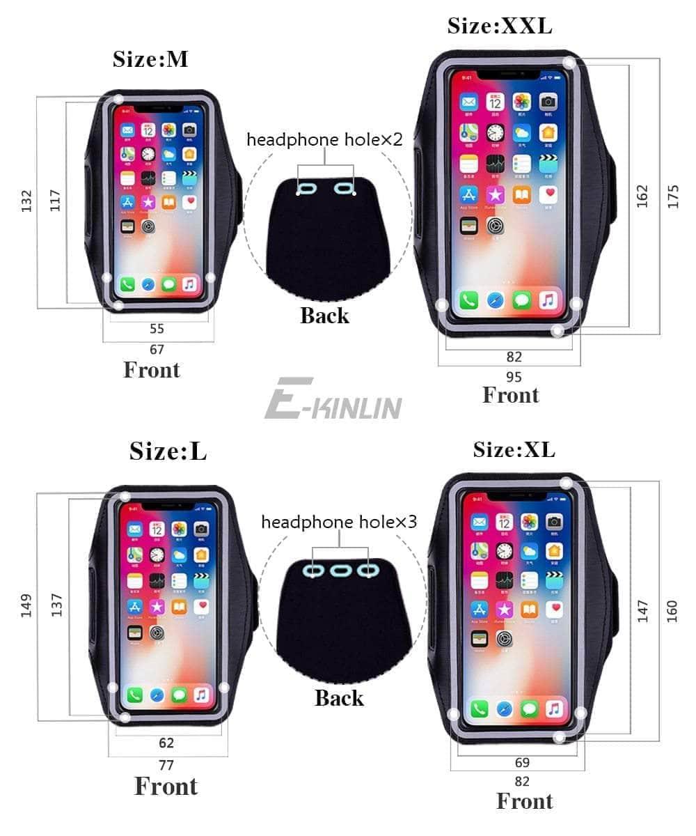 Waterproof Sports Armband for iPhone 13 - Running, Gym & Workout Accessory - Secure Fit for Jogging, Cycling & Outdoor Activities