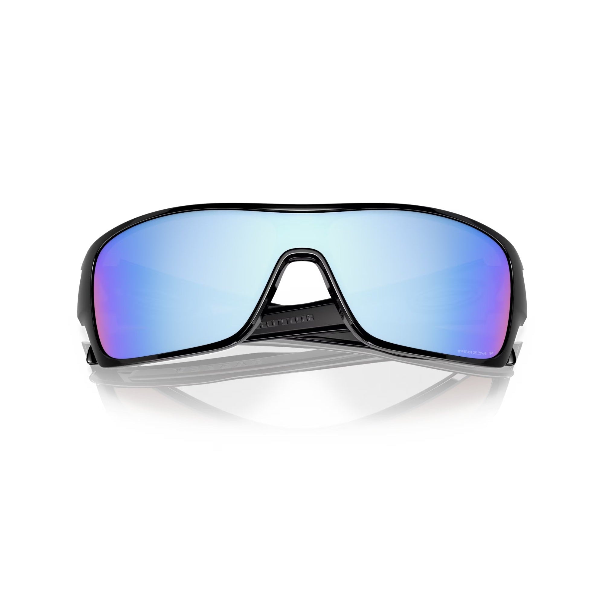 Oakley Turbine Rotor Sunglasses - Polished Black Frame with Prizm Lens for Men - Perfect for Running, Cycling & Outdoor Sports