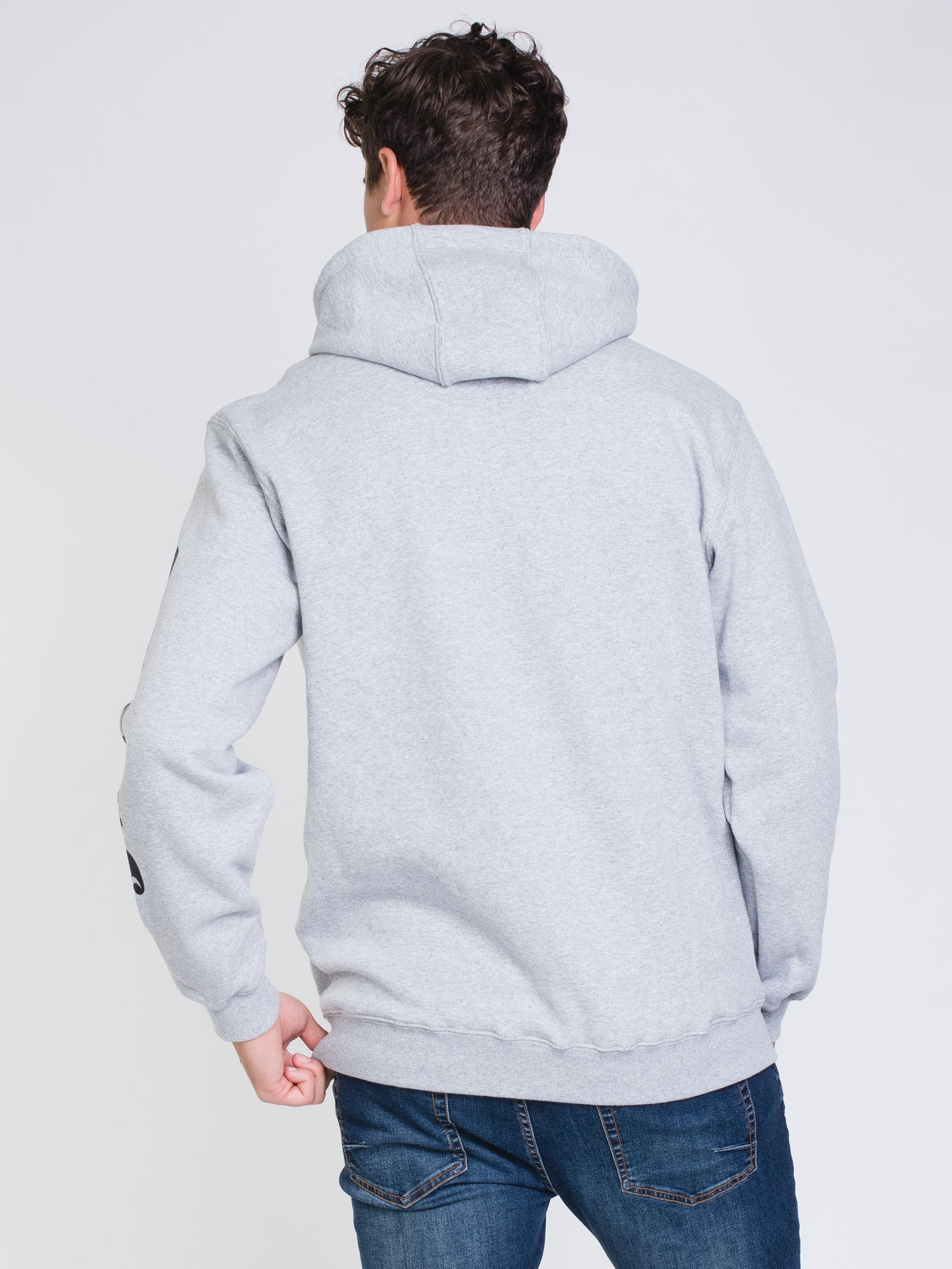 Carhartt Men's Sleeve Pullover Hoodie - Heavyweight Cotton Fleece Sweatshirt for Work & Outdoor Activities