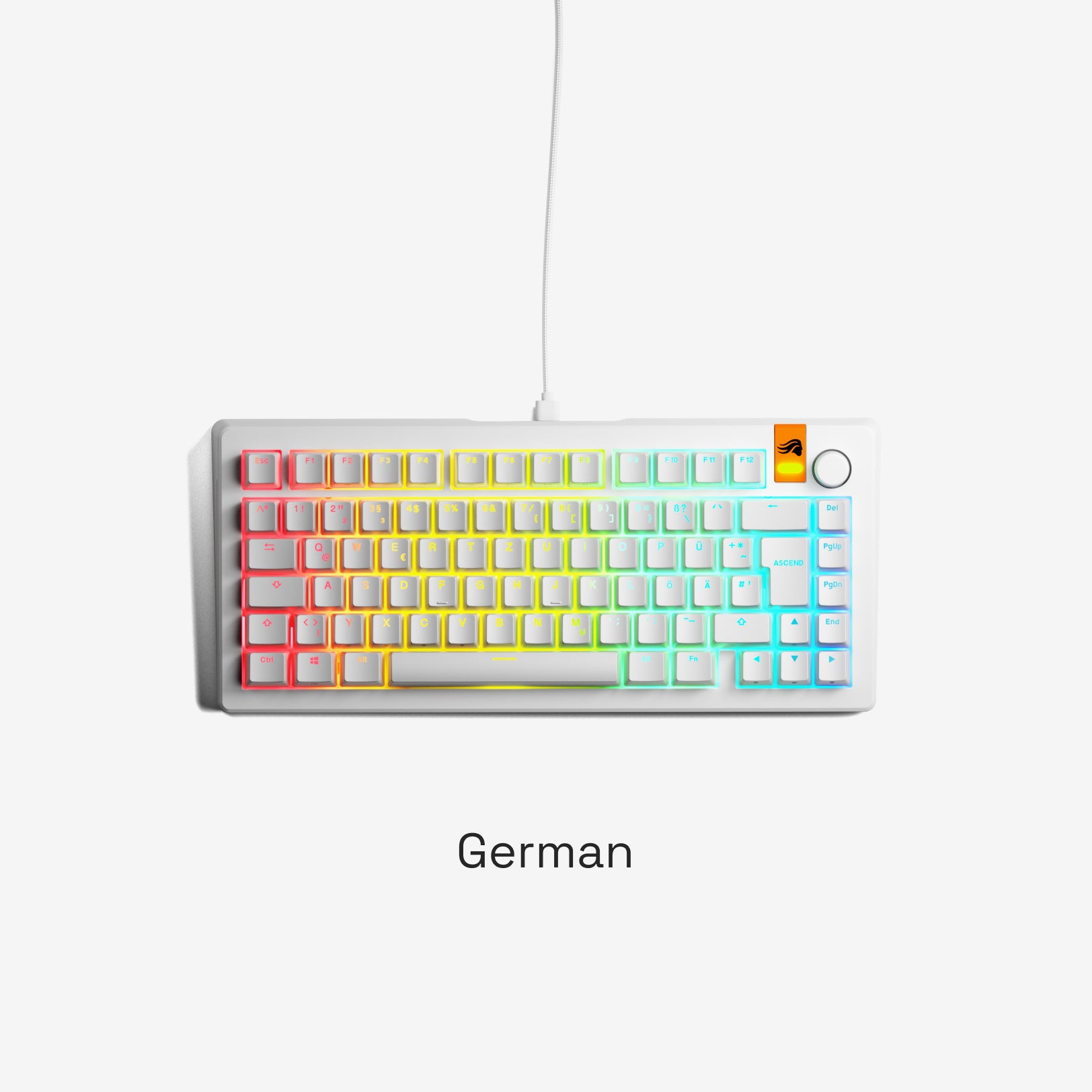 GMMK 3 HE Prebuilt Mechanical Gaming Keyboard - Hot-Swappable RGB Backlit Wired Keyboard for PC, Mac, PS5 - Perfect for Esports, Typing & Office Work