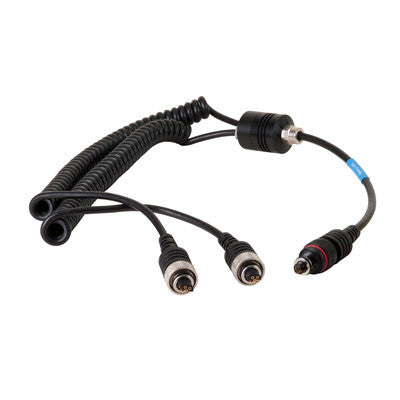 Ikelite to Nikonos N5 Non TTL Dual Sync Cord - Underwater Camera Flash Sync Cable for Scuba Diving & Marine Photography