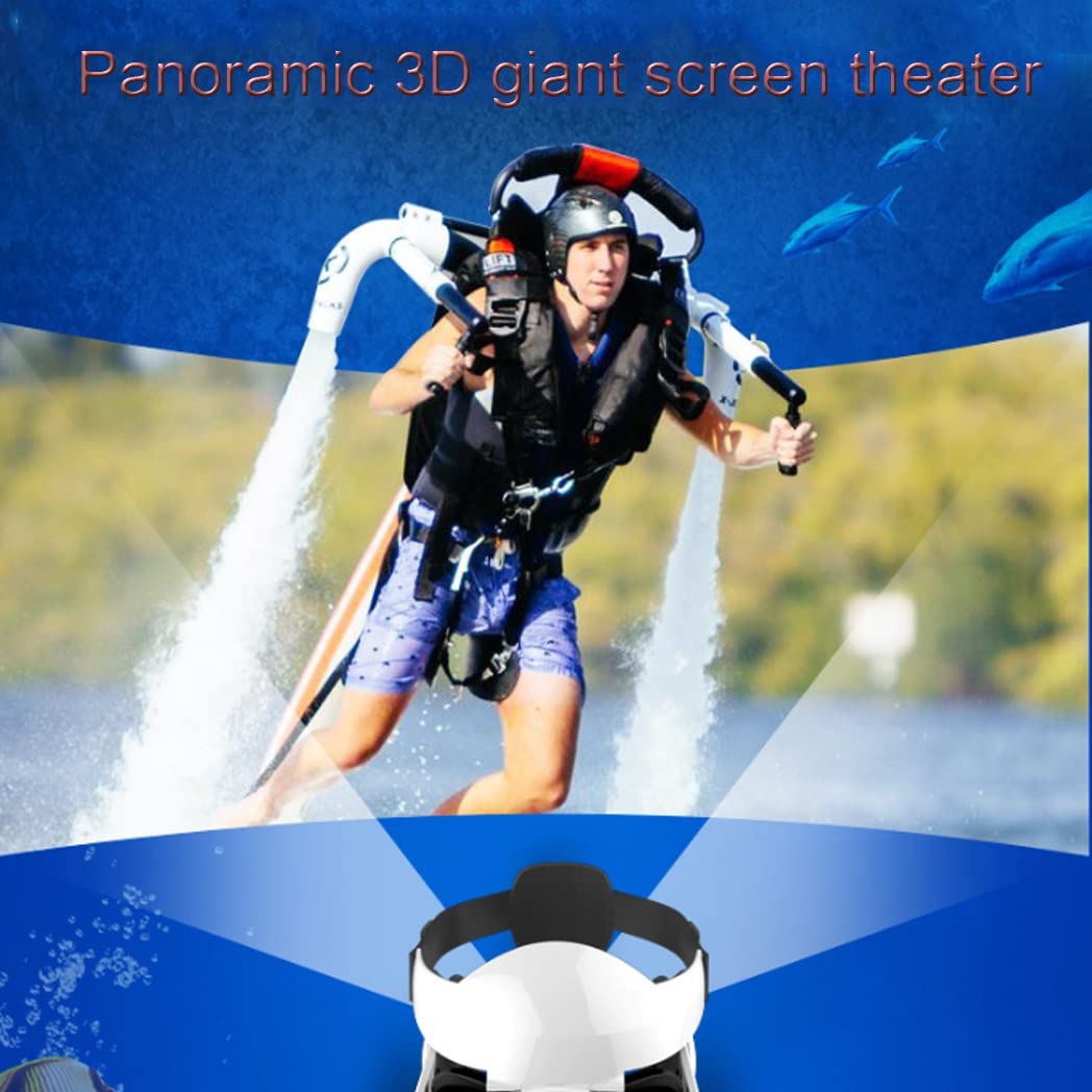 3D VR Headset with Bluetooth Controller - Compatible with iPhone 13 Pro Max/13 Pro/13/12/11, Samsung Galaxy S21, Huawei & Xiaomi Series - Immersive Virtual Reality Gaming & Movie Watching Experience (Color: Black, Size: iOS)